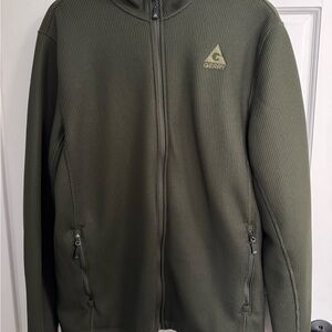 Gerry Weber Olive Textured Zip-Up Jacket